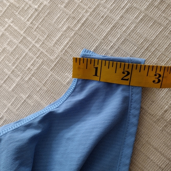 Ivivva by Lululemon Kids Speedy Shorts Blue Girls Size 12 Athletic Activewear - Picture 9 of 11